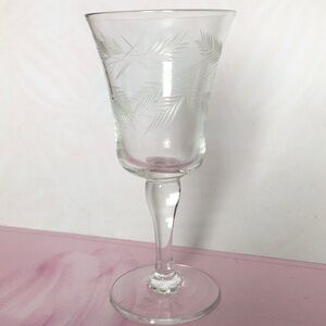 Etch Clear Glass Wine